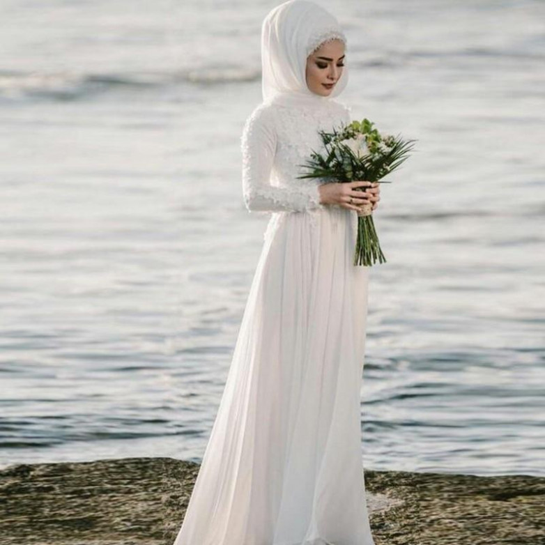 8 Rekomendasi Gaun Pengantin Berhijab Sederhana 8 Rekomendasi Gaun Pengantin Berhijab Sederhana