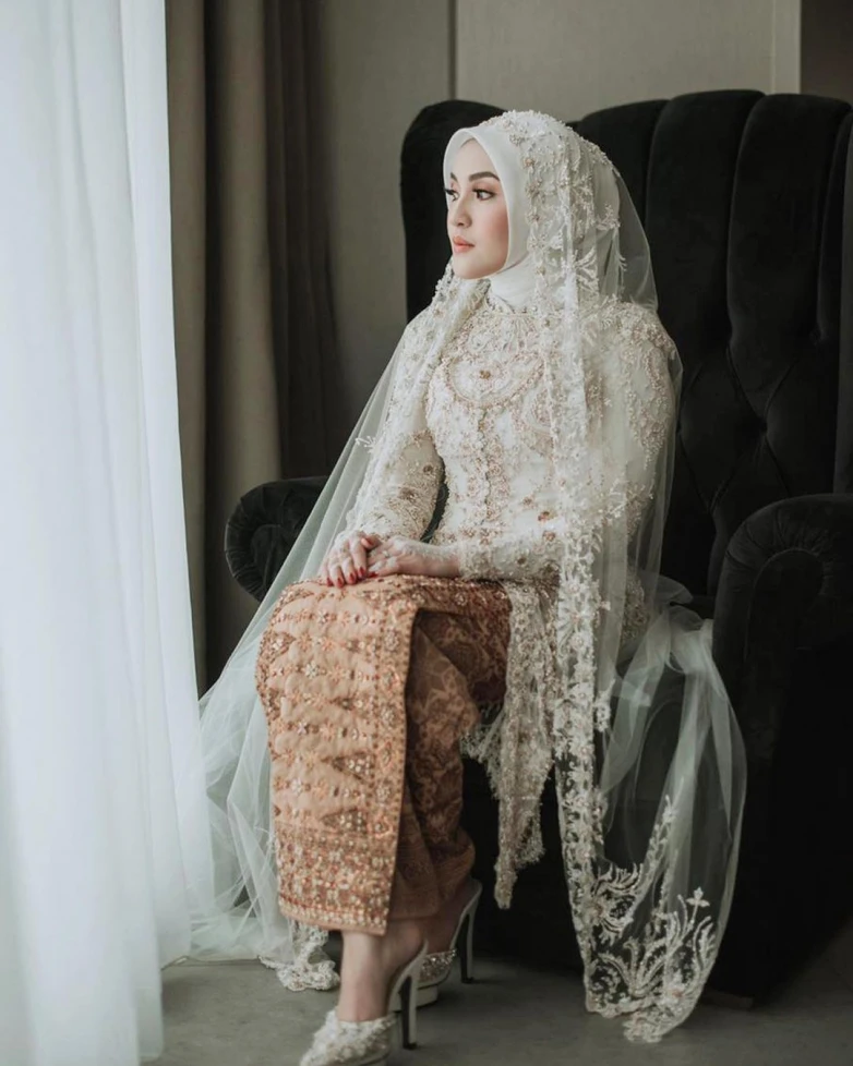 5 Model Kebaya Pengantin Muslimah Elegan Tampil Menawan Wedding Market
