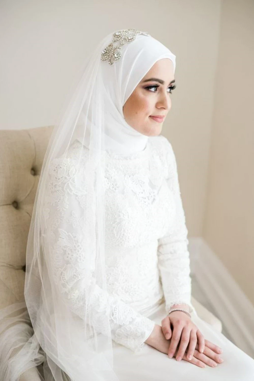 Мусульманская невеста. Хиджабский Фатта. Фата мусалмански. Келин xidjab. Свадебный хиджаб с фатой.