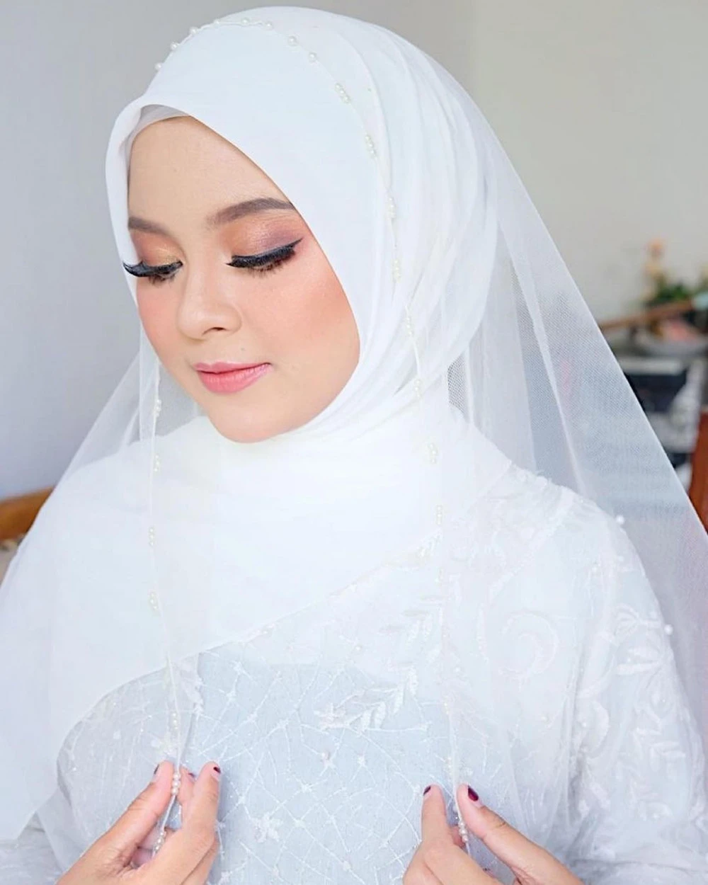 aksesoris pengantin hijab