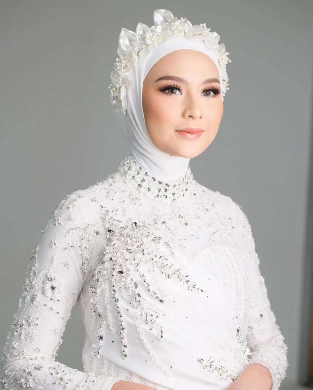 headband untuk pengantin muslimah